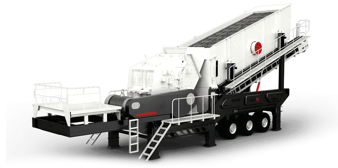 輪胎式移動(dòng)反擊破破碎機(jī)