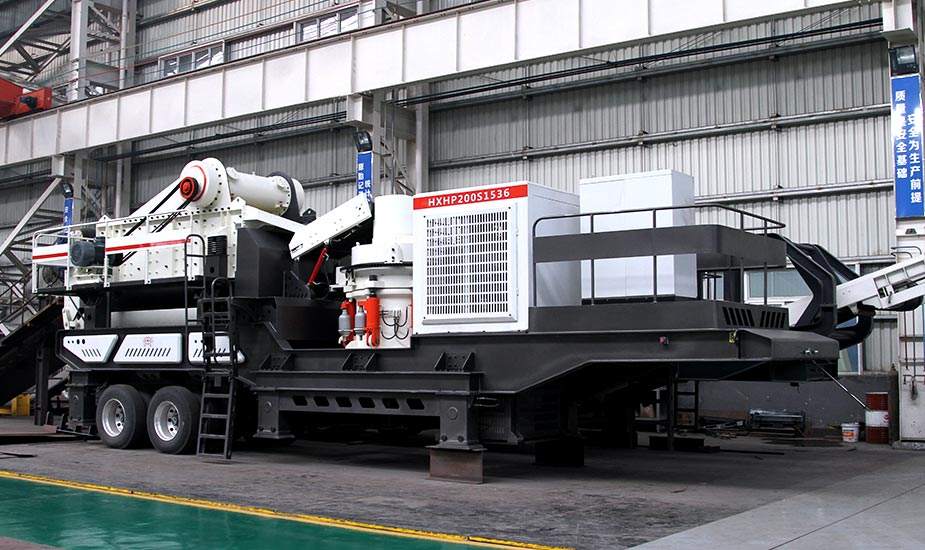 輪胎式圓錐移動破碎站