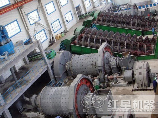 紅星選礦生產(chǎn)線設(shè)備實(shí)拍