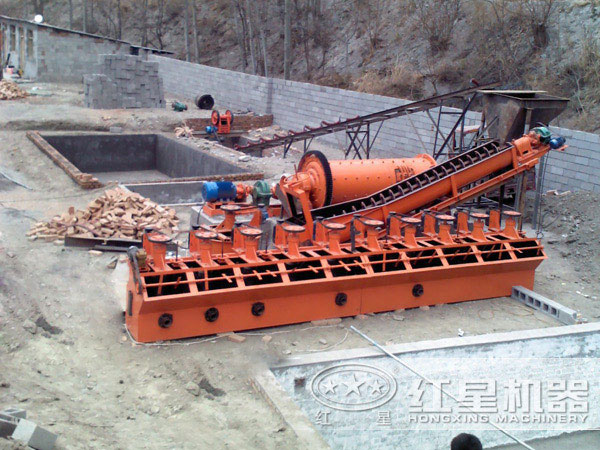 紅星選礦生產(chǎn)線設(shè)備實(shí)拍