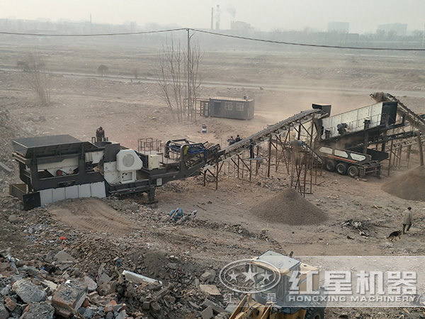 建筑垃圾生產現場實拍