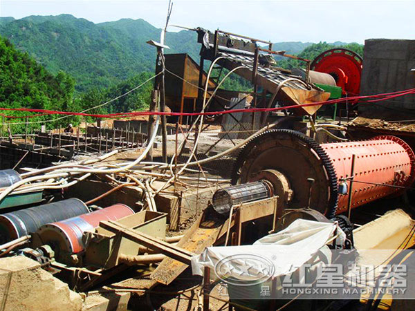 銅礦選礦生產現場 銅礦選礦生產現場