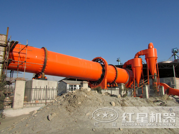 河沙烘干機工作現場圖