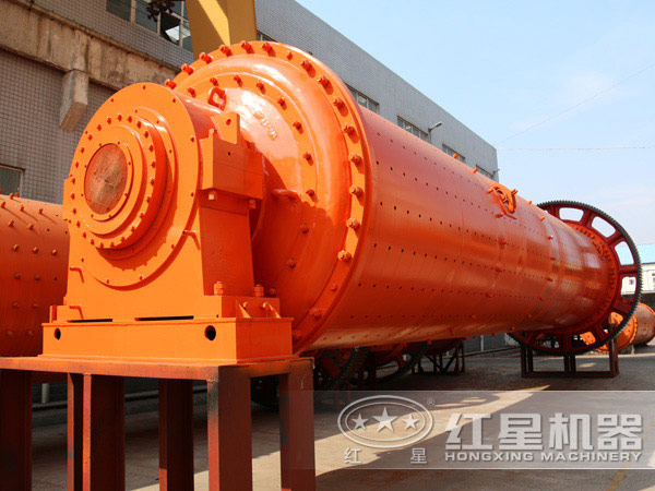 環保型球磨機側面圖