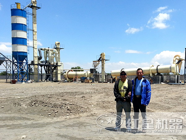 鋼渣球磨機生產現場