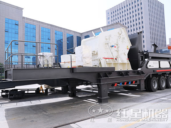 石英石移動破碎站實拍