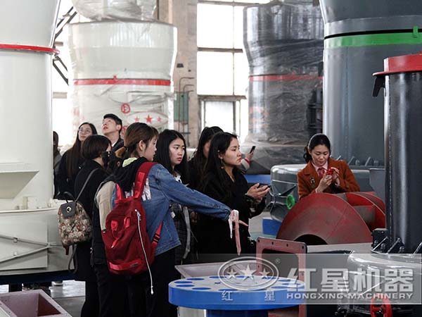 參觀玄武巖雷蒙磨粉機實拍