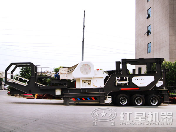 車載式移動破碎站設(shè)備實(shí)拍