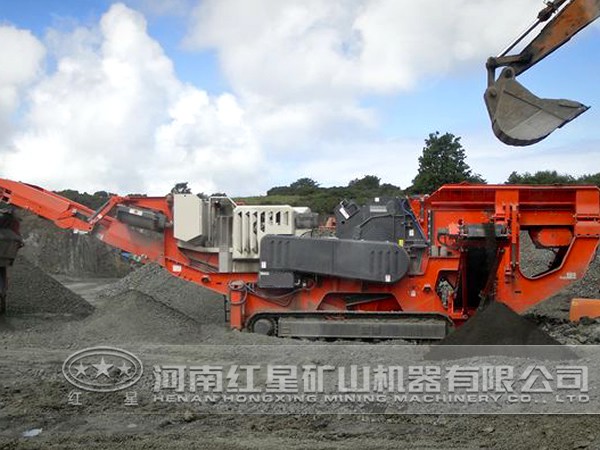 履帶式移動破碎站設備