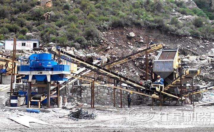 人工砂石生產線