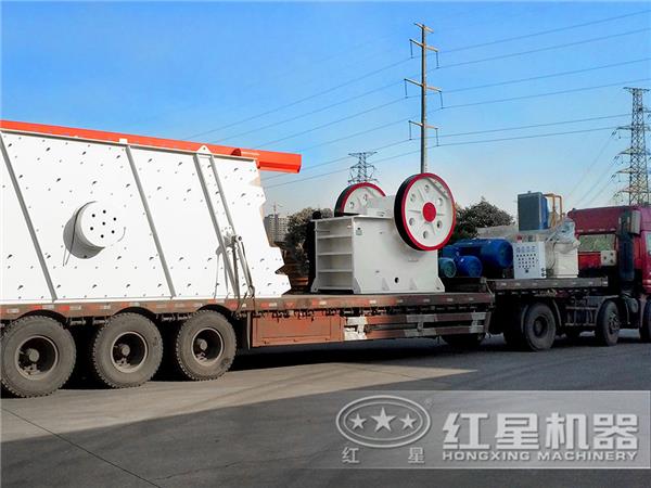 時產(chǎn)200噸青石鄂式破碎機(jī)發(fā)貨