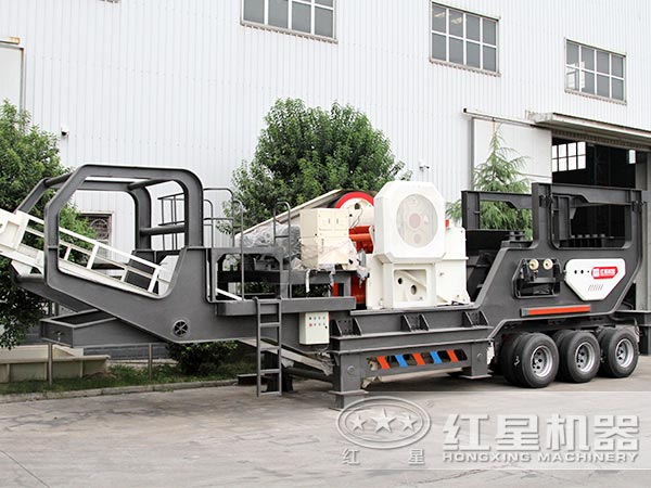 建筑垃圾移動破碎站設(shè)備