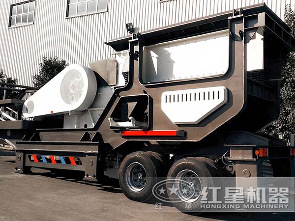 移動石子破碎機設備實拍