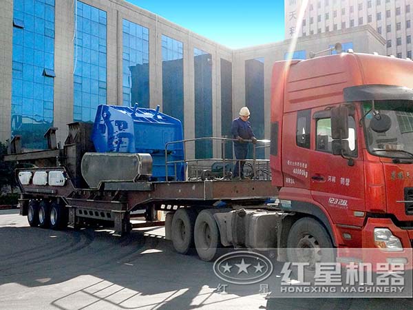 移動石子破碎機廠家發貨