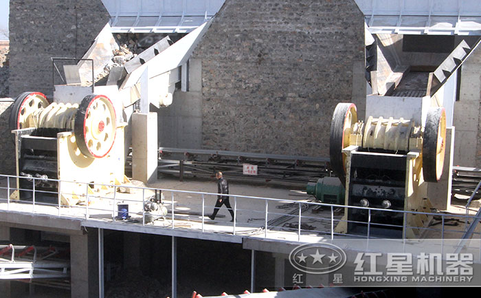 砂石生產線設備現場實拍