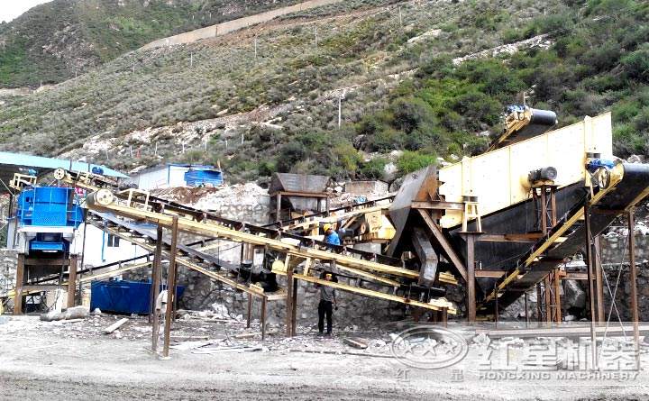 機制砂設備生產現場