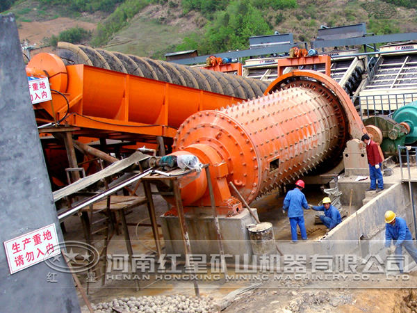 球磨機生產現場