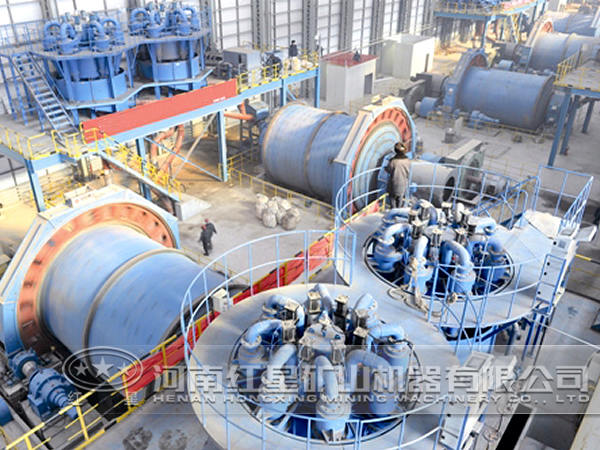 球磨機生產現場