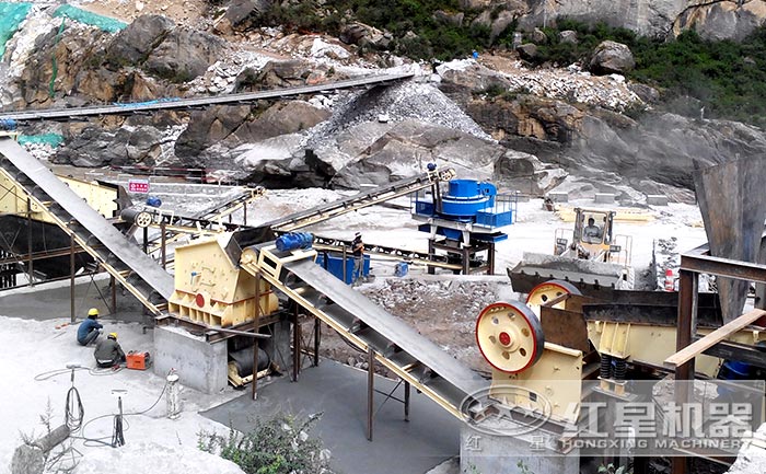 開辦日產10000噸的機制砂廠設備