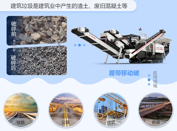 履帶式移動破碎機應(yīng)用