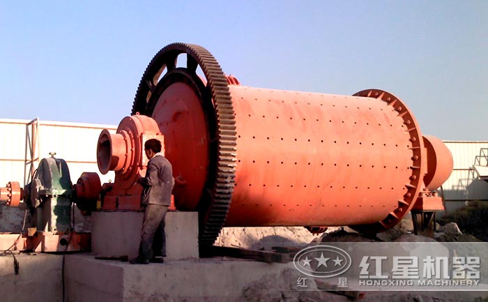 球磨式制砂機設備實拍
