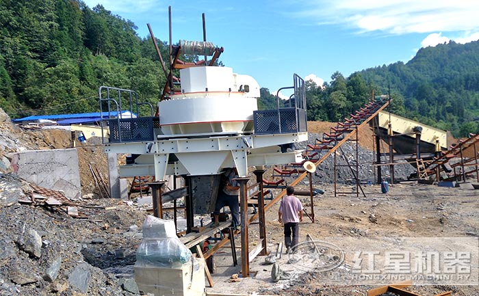 石料廠用戶生產(chǎn)現(xiàn)場
