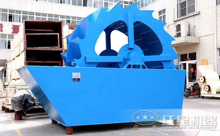 輪斗式石粉洗砂機(jī)設(shè)備實(shí)拍