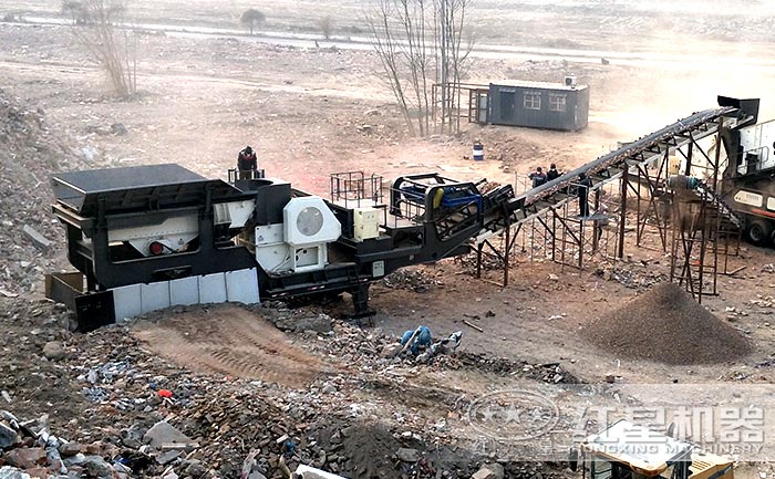 流動(dòng)型砂石廠實(shí)拍圖