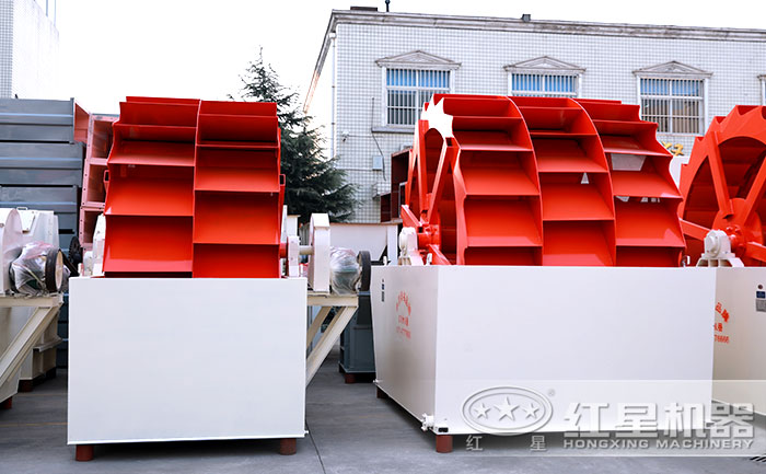 紅星機器輪斗式洗砂機廠區