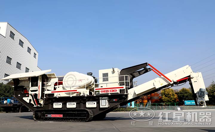 履帶式移動石頭破碎機