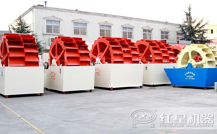 一天3000噸洗沙機設備實拍