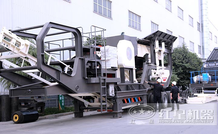 建筑垃圾處理生產線配置設備廠區