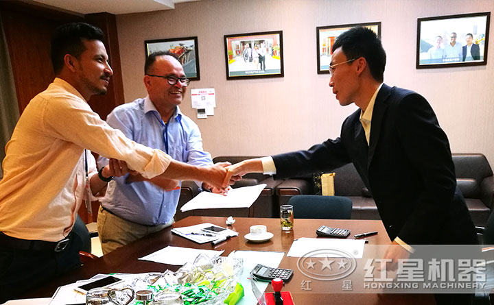 國外客戶與紅星達成共識