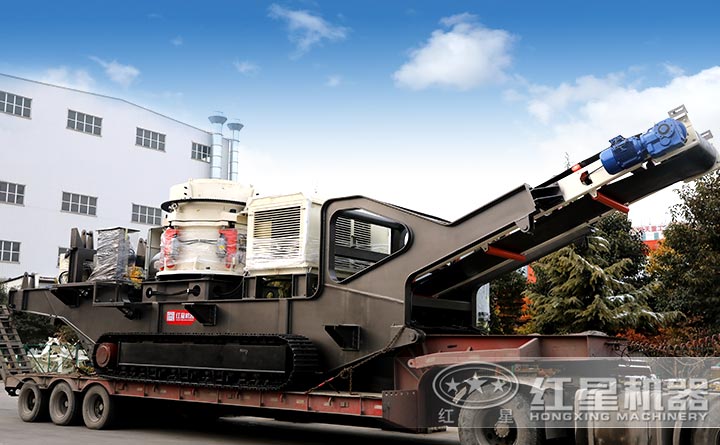 車載流動打石機(jī)發(fā)貨實(shí)拍