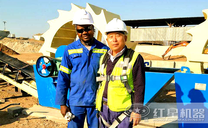 可安排紅星洗砂機就近現(xiàn)場考察