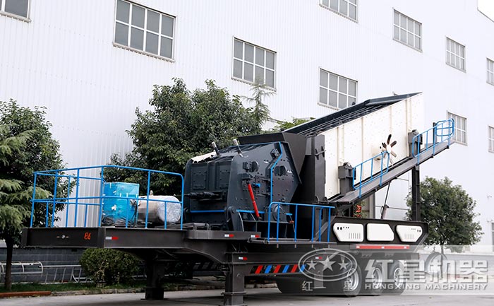 輪胎反擊破移動破碎站設備