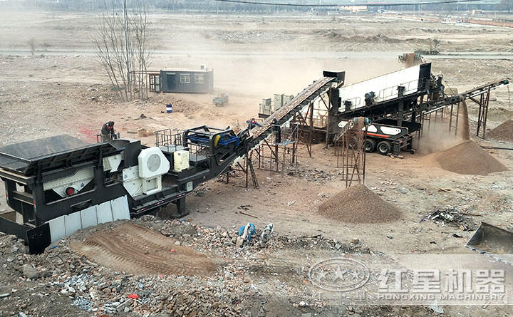 建筑垃圾現場全景展示 建筑垃圾現場全景展示