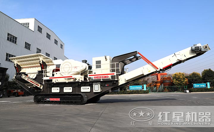 移動鵝卵石制砂機設(shè)備