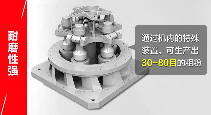 高嶺石雷蒙磨粉機的工作原理