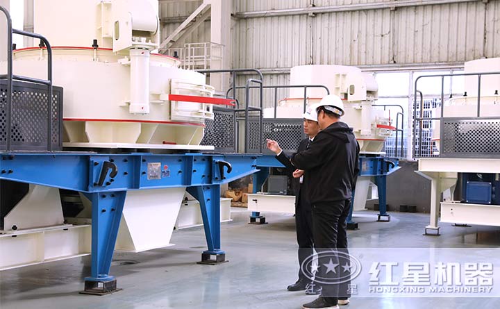 制砂機設備廠區(qū)