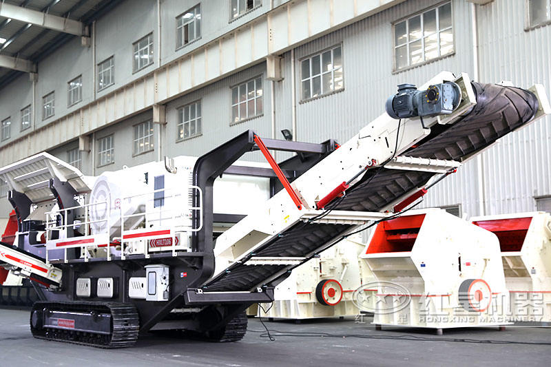 車載碎石頭機器廠區