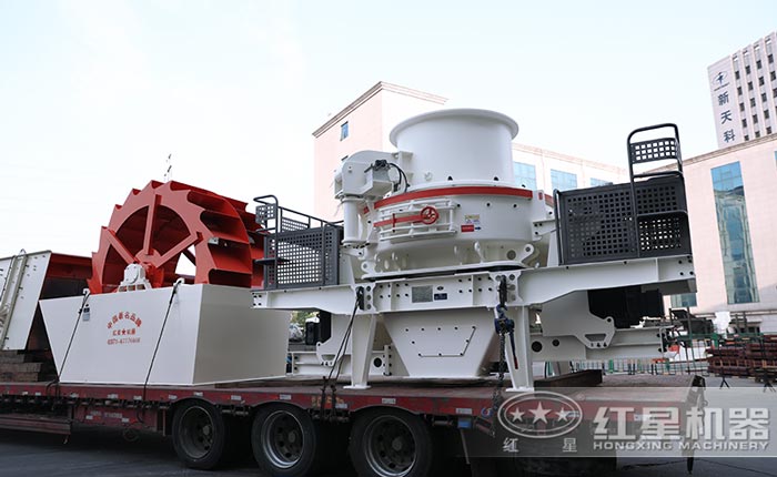紅星HVI制砂機時產200噸發(fā)貨圖