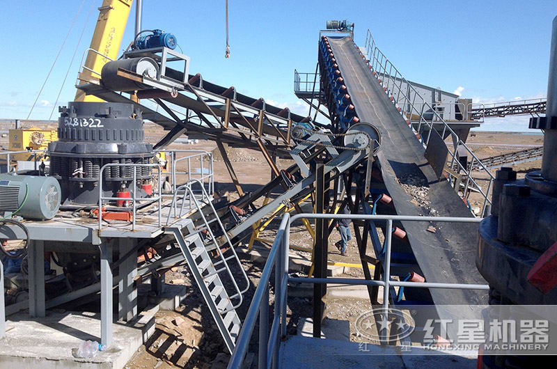 PYB2200圓錐破生產現場