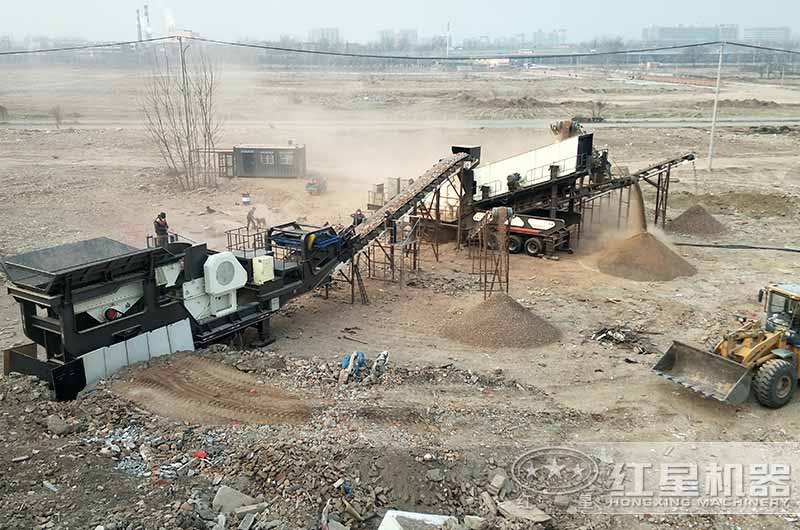 移動鄂破+移動反擊破生產現場