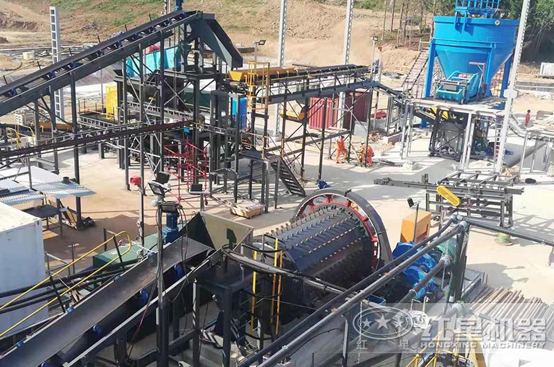 滑石選礦現(xiàn)場(chǎng)