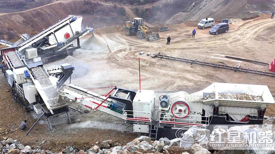 履帶式移動破生產現場視頻（高清版），多機型展示